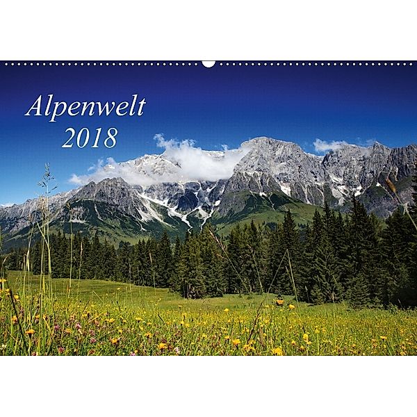 Alpenwelt 2018 (Wandkalender 2018 DIN A2 quer), Nailia Schwarz