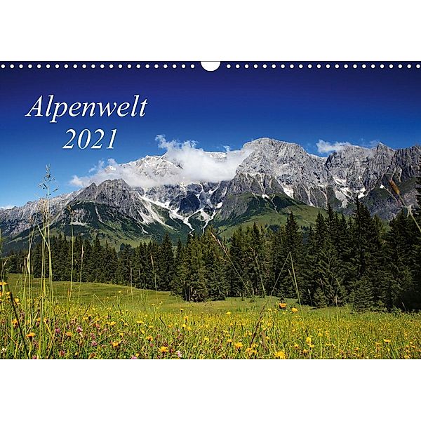 Alpenwelt 2021 (Wandkalender 2021 DIN A3 quer), Nailia Schwarz