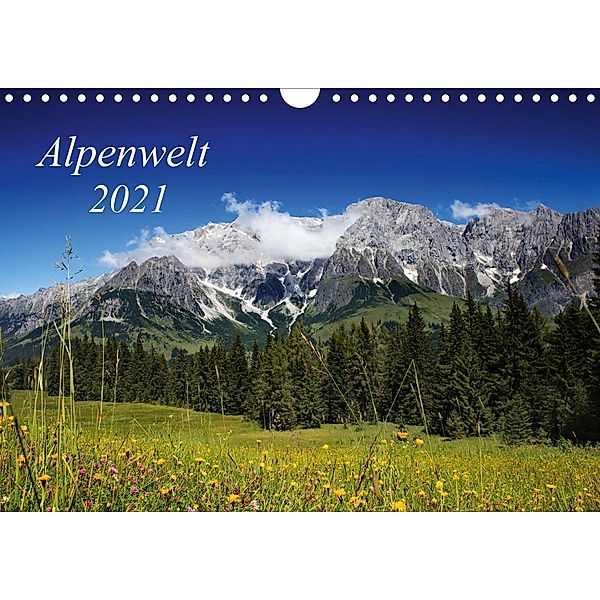 Alpenwelt 2021 (Wandkalender 2021 DIN A4 quer), Nailia Schwarz