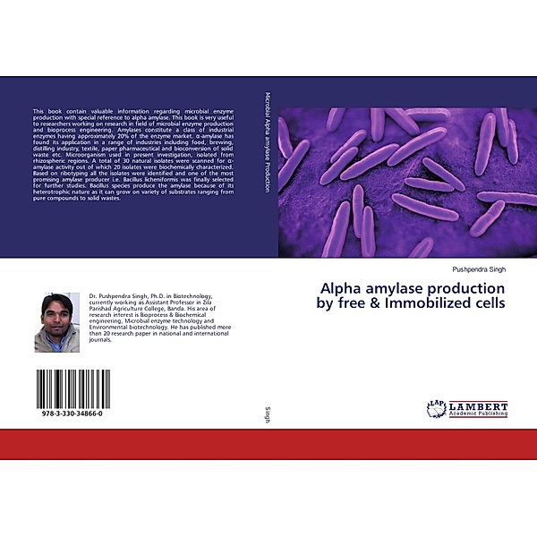 Alpha amylase production by free & Immobilized cells, Pushpendra Singh