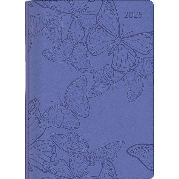 Alpha Edition - Ladytimer Deluxe Lavender 2025 Taschenkalender, 10,7x15,2cm, Kalender mit 192 Seiten, Notizmöglichkeiten nach jeden Tag und internationales Kalendarium