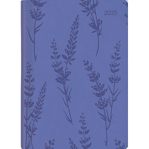 Alpha Edition - Ladytimer Grande Deluxe Lavender 2025 Taschenkalender, 15x21cm, Kalender mit 128 Seiten, Notizmöglichkeiten nach jedem Tag Übersichten und internationalem Kalendarium