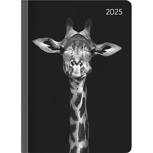 Alpha Edition - Ladytimer Midi Wild Life Art 2025 Taschenkalender, 12x17cm, Kalender mit 192 Seiten, Notizmöglichkeiten, Bucket-List, Wochenübersicht auf 2 Seiten und internationales Kalendarium
