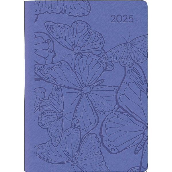 Alpha Edition - Ladytimer Mini Deluxe Lavender 2025  Taschenkalender, 9,5x16cm, Kalender mit 144 Seiten, mit einem Info- und Adressteil, Mondphasen und internationales Kalendarium