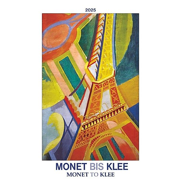 Alpha Edition - Monet bis Klee 2025 Bildkalender, 42x56cm, Kalender mit hochwertigen Kunstabbildungen für jeden Monat, internationales Kalendarium, Werke vieler Künstler