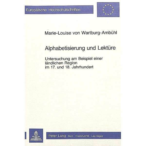 Alphabetisierung und Lektüre, Marie-Louise von Wartburg-Ambühl