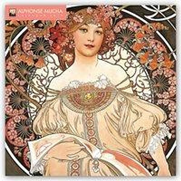 Alphonse Mucha Wall Calendar 2019 (Art Calendar)