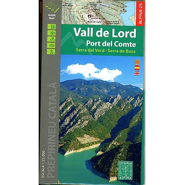 Alpina Wanderkarte / Vall de Lord - Port del Compte