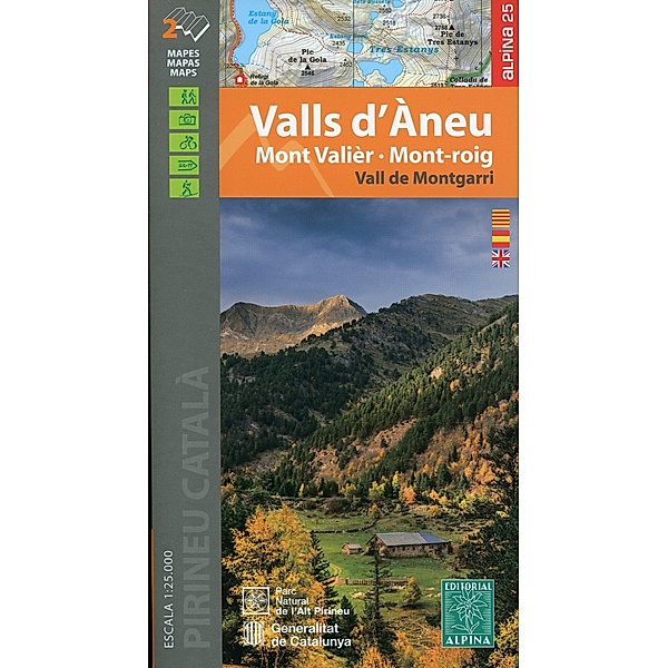 Alpina Wanderkarte / Valls d'Aneu