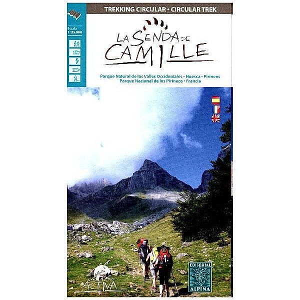 Alpina Wanderkarte / Wanderkarte La Senda de Camille