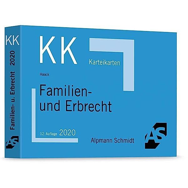 Alpmann-Cards, Karteikarten (KK): Familien- und Erbrecht, Claudia Haack
