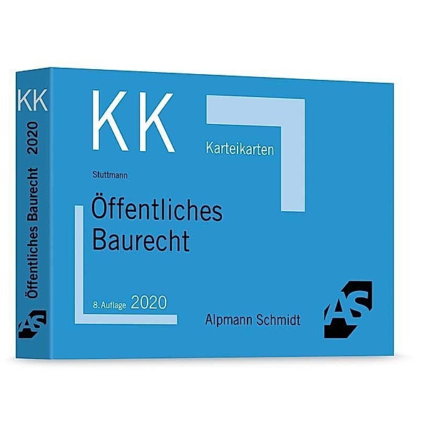 Alpmann-Cards, Karteikarten (KK): Öffentliches Baurecht, Martin Stuttmann