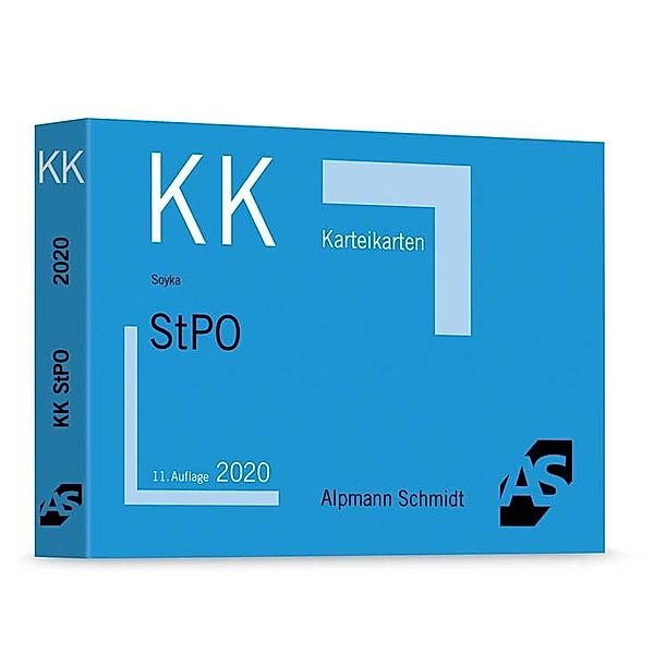 Alpmann-Cards, Karteikarten (KK) / StPO, Karteikarten, Martin Soyka