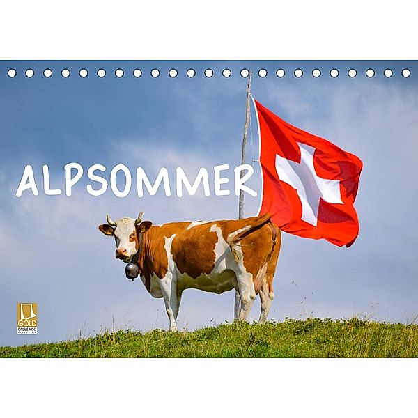 Alpsommer (Tischkalender 2023 DIN A5 quer), Renaldo Caumont