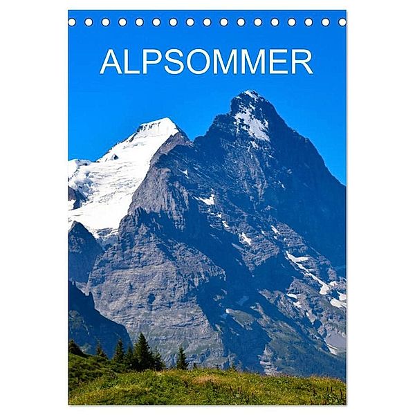 Alpsommer (Tischkalender 2024 DIN A5 hoch), CALVENDO Monatskalender, Renaldo Caumont
