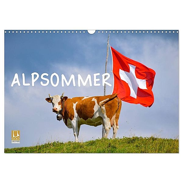 Alpsommer (Wandkalender 2024 DIN A3 quer), CALVENDO Monatskalender, Renaldo Caumont