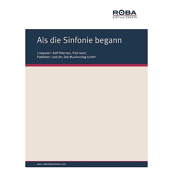 Als die Sinfonie begann, Fred Gertz