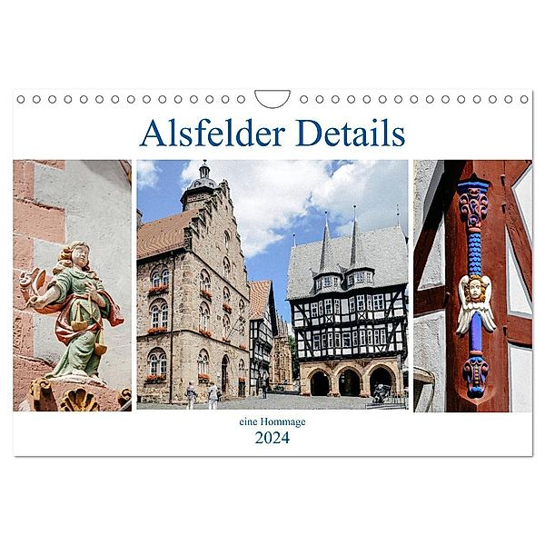 Alsfelder Details - eine Hommage (Wandkalender 2024 DIN A4 quer), CALVENDO Monatskalender, Sandra Eifert