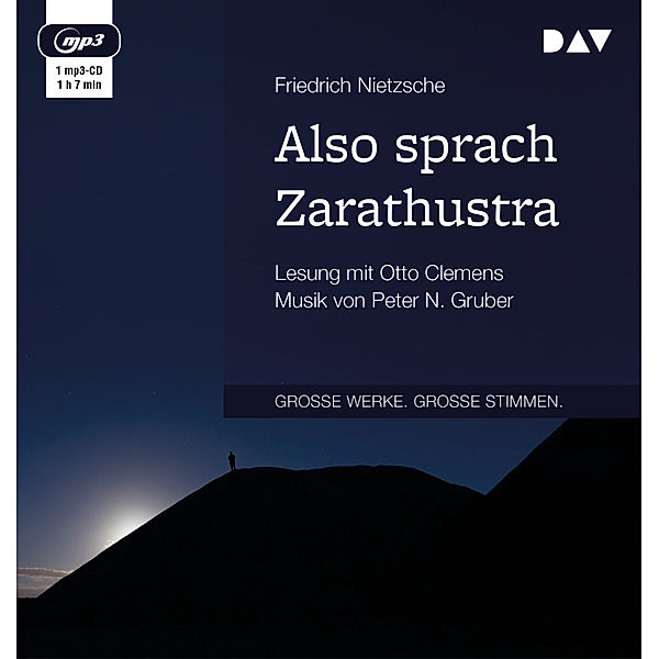 Also sprach Zarathustra,1 Audio-CD, 1 MP3, Friedrich Nietzsche