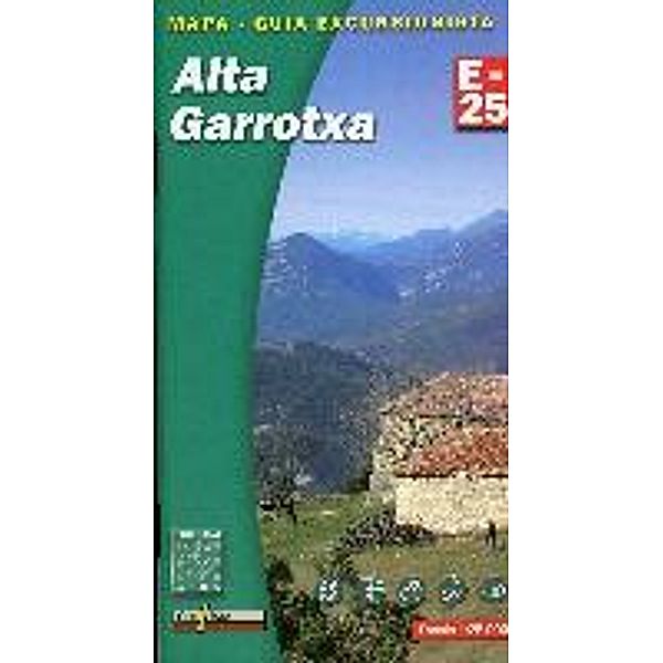 Alta Garrotxa E25 1:25.000 Wanderkarte