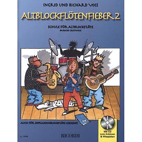 Altblockflötenfieber, m. Audio-CD, Ingrid Voss, Richard Voss