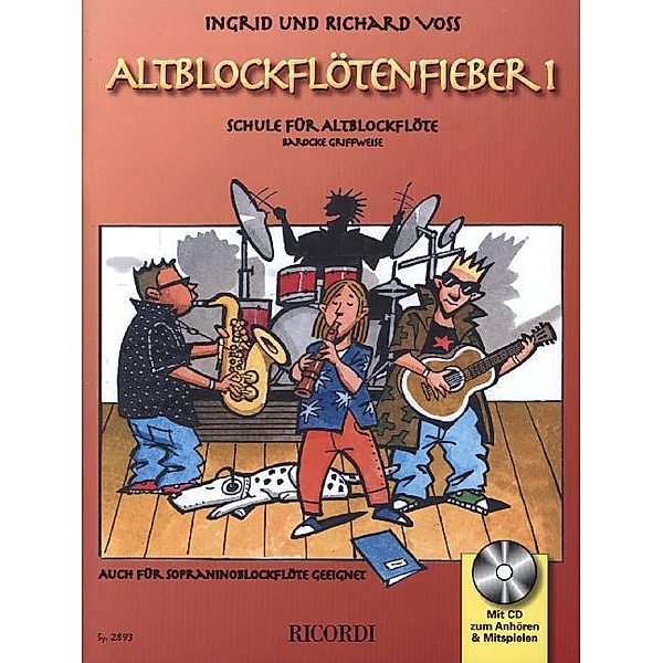 Altblockflötenfieber, m. Audio-CD.Bd.1, Ingrid Voss, Richard Voss