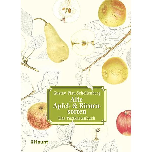 Alte Apfel- & Birnensorten, Das Postkartenbuch, Gustav Pfau-Schellenberg