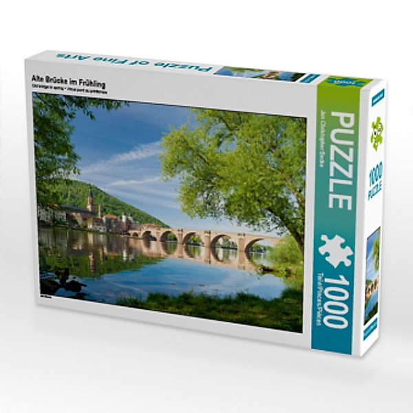 Alte Brücke im Frühling (Puzzle), Jan Christopher Becke