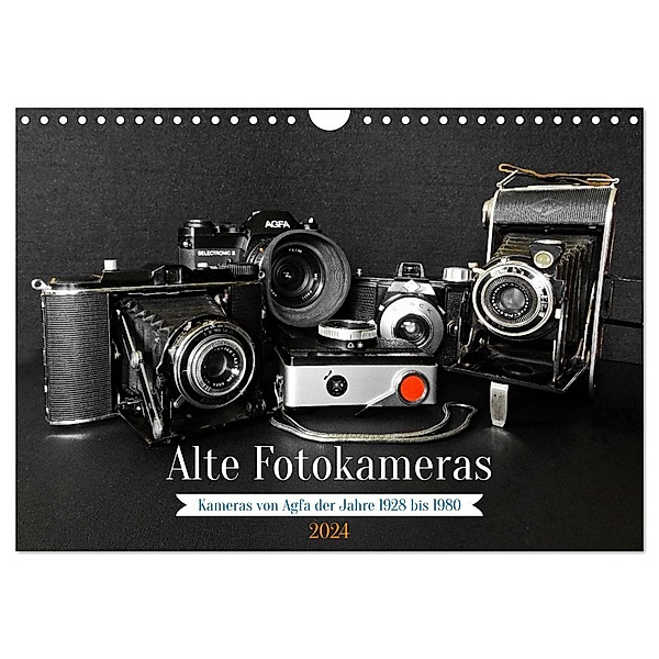 Alte Fotokameras - Kameras von Agfa der Jahre 1928 bis 1980 (Wandkalender 2024 DIN A4 quer), CALVENDO Monatskalender, Jean-Louis Glineur