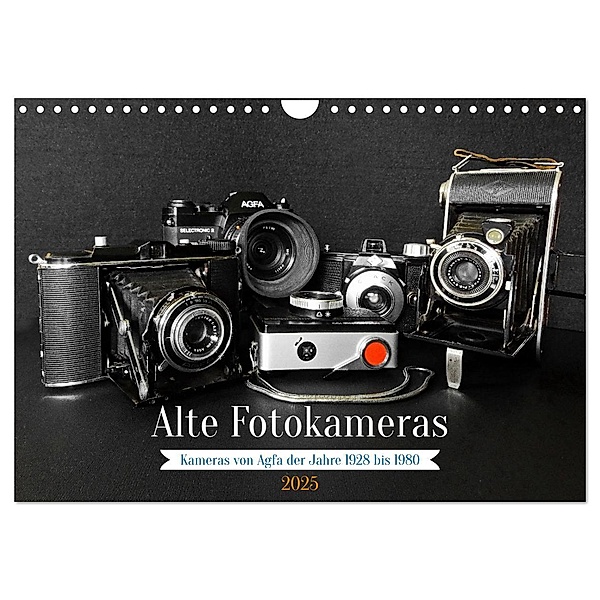 Alte Fotokameras - Kameras von Agfa der Jahre 1928 bis 1980 (Wandkalender 2025 DIN A4 quer), CALVENDO Monatskalender, Calvendo, Jean-Louis Glineur