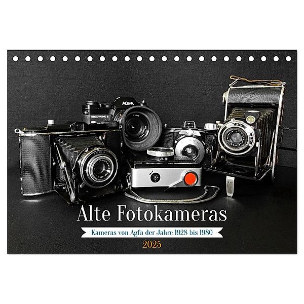 Alte Fotokameras - Kameras von Agfa der Jahre 1928 bis 1980 (Tischkalender 2025 DIN A5 quer), CALVENDO Monatskalender, Calvendo, Jean-Louis Glineur