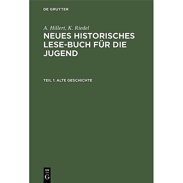 Alte Geschichte, A. Hillert, K. Riedel