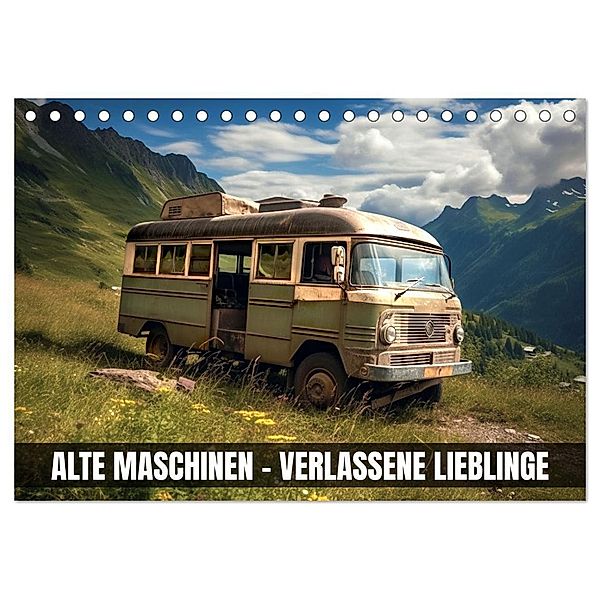 Alte Maschinen - verlassene Lieblinge (Tischkalender 2024 DIN A5 quer), CALVENDO Monatskalender, Val Thoermer