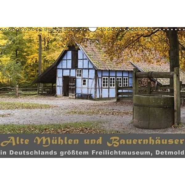 Alte Mühlen und Bauernhäuser in Deutschlands größtem Freilichtmuseum, DETMOLD. (Wandkalender 2016 DIN A3 quer), Daniela Skrzypczak