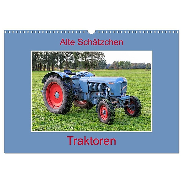 Alte Schätzchen - Traktoren (Wandkalender 2024 DIN A3 quer), CALVENDO Monatskalender, Marion Maurer