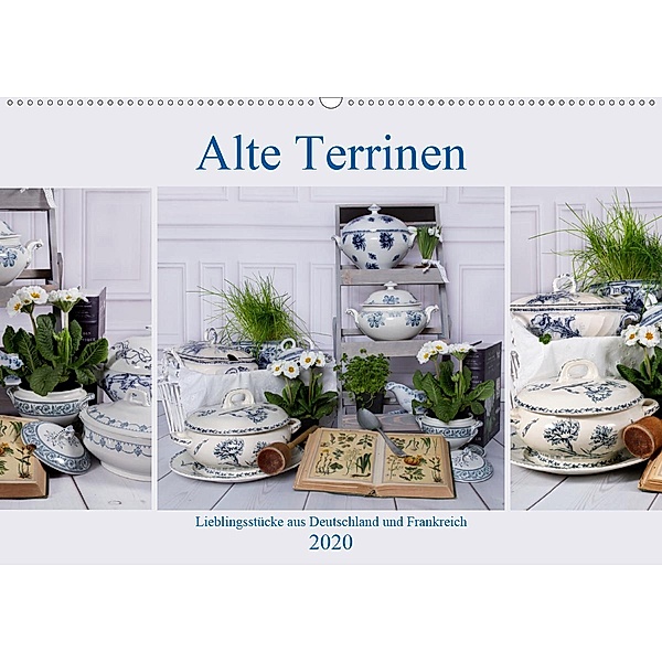 Alte Terrinen Lieblingsstücke aus Deutschland und Frankreich (Wandkalender 2020 DIN A2 quer), Marion Reiß-Seibert