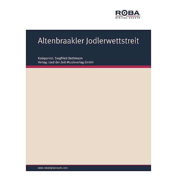 Altenbraakler Jodlerwettstreit, Siegfried Bethmann