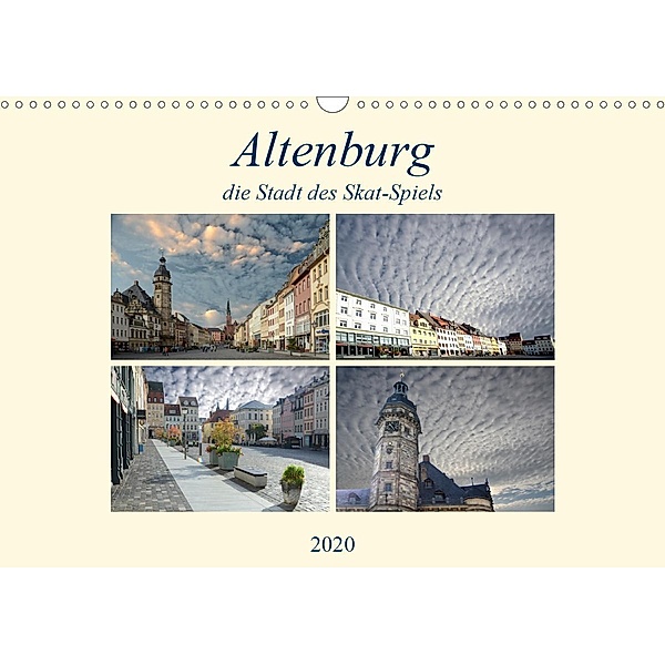 Altenburg, die Stadt des Skat-Spiels (Wandkalender 2020 DIN A3 quer)