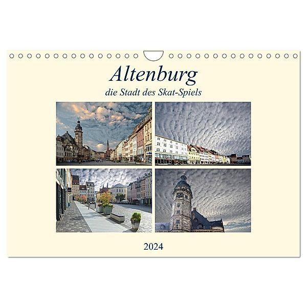 Altenburg, die Stadt des Skat-Spiels (Wandkalender 2024 DIN A4 quer), CALVENDO Monatskalender, Rufotos