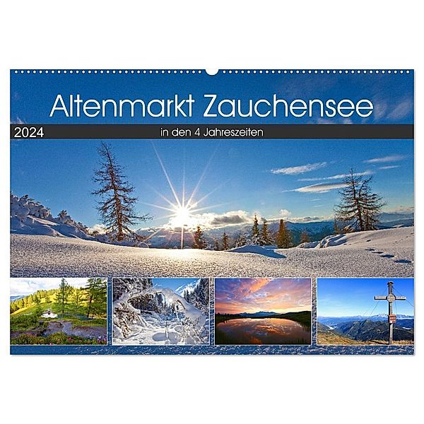 Altenmarkt Zauchensee (Wandkalender 2024 DIN A2 quer), CALVENDO Monatskalender, Christa Kramer