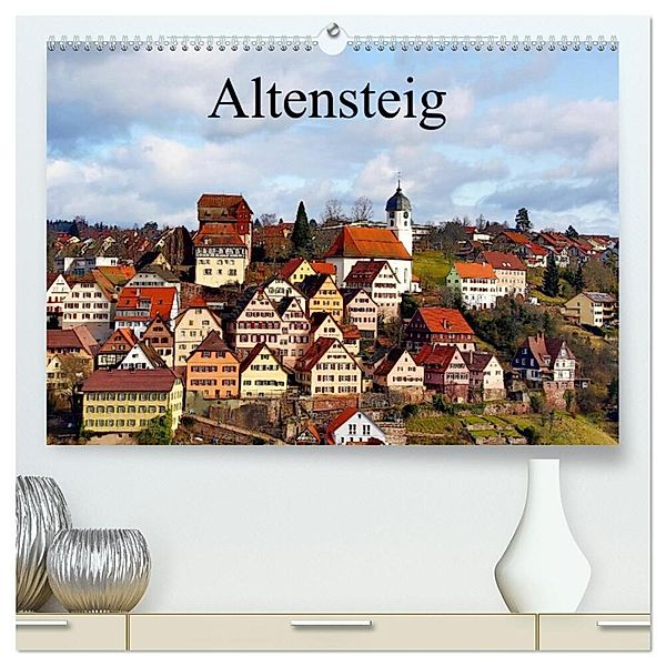 Altensteig (hochwertiger Premium Wandkalender 2024 DIN A2 quer), Kunstdruck in Hochglanz, Paul Gorski