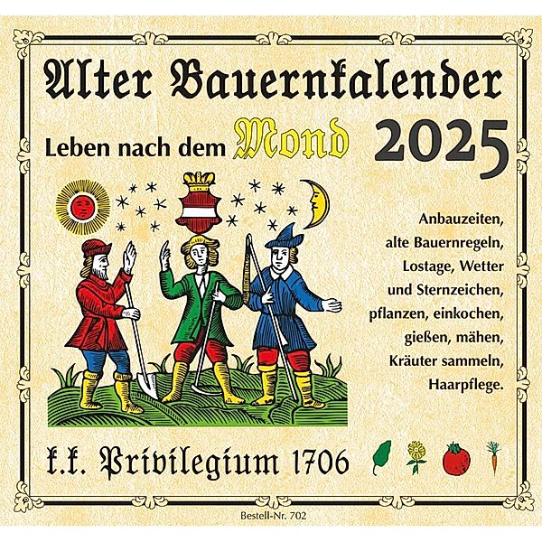 Alter Bauernkalender 2025