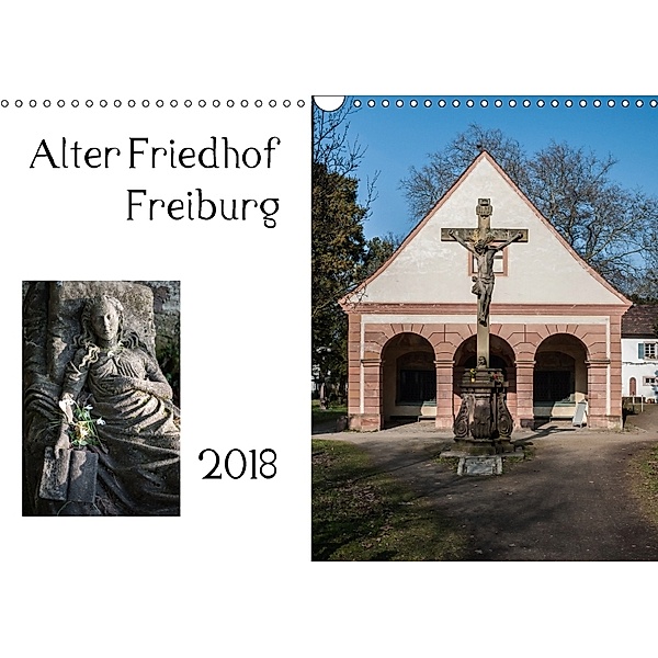Alter Friedhof Freiburg (Wandkalender 2018 DIN A3 quer), Joerg Muehlbacher