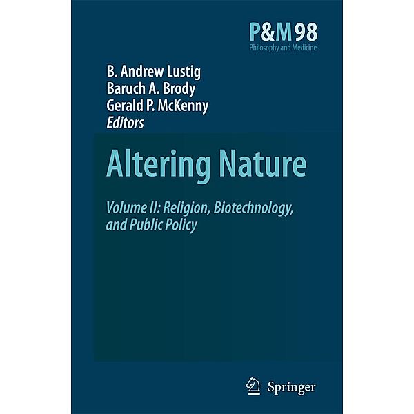 Altering Nature / Philosophy and Medicine Bd.98