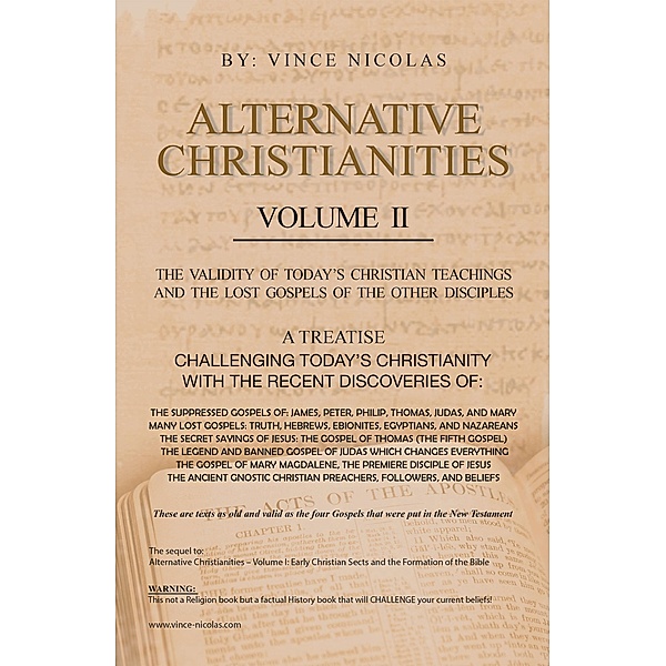 Alternative Christianities Volume Ii, Vince Nicolas