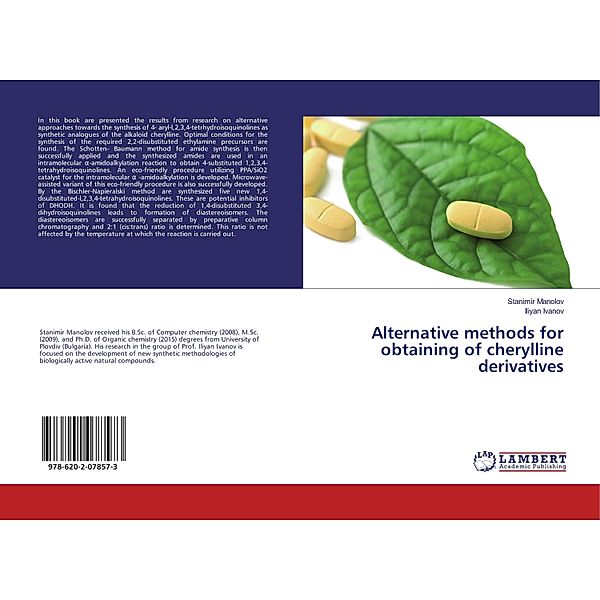 Alternative methods for obtaining of cherylline derivatives, Stanimir Manolov, Iliyan Ivanov