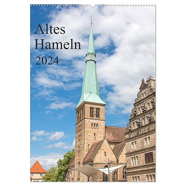 Altes Hameln (Wandkalender 2024 DIN A2 hoch), CALVENDO Monatskalender, pixs:sell@Adobe Stock