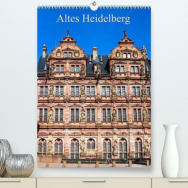 Altes Heidelberg (Premium, hochwertiger DIN A2 Wandkalender 2023, Kunstdruck in Hochglanz), pixs:sell