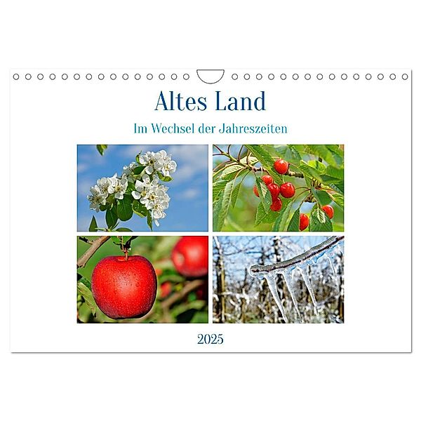 Altes Land im Wechsel der Jahreszeiten (Wandkalender 2025 DIN A4 quer), CALVENDO Monatskalender, Calvendo, Martina Fornal