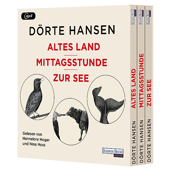 Altes Land - Mittagsstunde - Zur See,4 Audio-CD, 4 MP3, Dörte Hansen